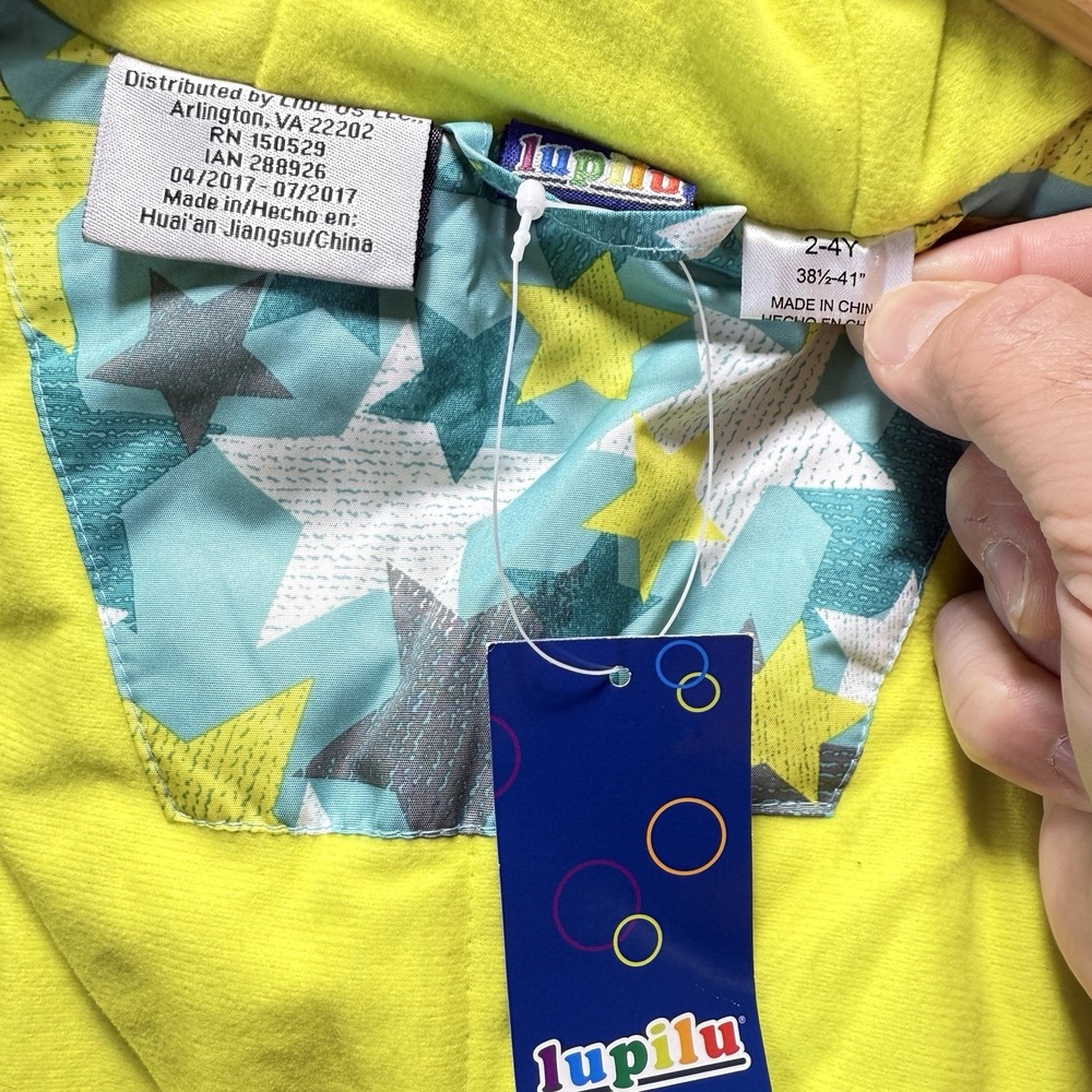 Lupilu Kids Jacket 2-4Y Rain Coat Waterproof - Picture 7 of 13